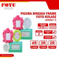 Gambar Pigura Bingkai Frame Foto Kolase Multi Photo AM8615 Biru Dinding Hijau Plastik Kaca - Biru Muda dari Foyu Photo Kota Surabaya 1 Tokopedia