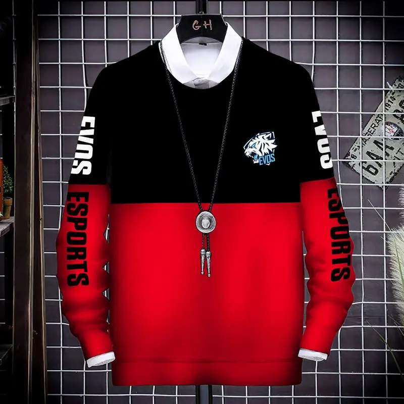 Sweater Pria/Sweter Pria/Sweter/Sweater Kombinasi EVOS Esport 4