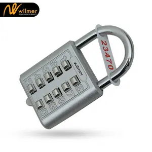 Wilmer Gembok Kode Gembok koper/pintu Gembok Brankas Pakai kunci kode angka 40mm gembok  motor