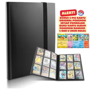 Album Premium Kartu Pokemon Boboiboy Bola dan Kartu Koleksi Lainnya dengan 9 Slot, Desain Eksklusif, Tahan Lama total 360 kartu