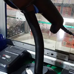 1D Laser Barcode Scanner IWARE BS - E8AS Auto Stand USB GARANSI - BARCODE SCANNER MURAH FREE STAND