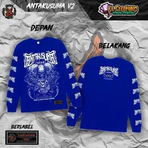 Longsleeve Antakusuma V2 Kaos Lengan Panjang Original Yl Store Katun Distro Menyala Atasan Pria Laki Laki