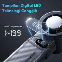 Gambar Skylumba FN68 Pro Mode Ice Cooling High Speed Turbo Portable Mini Fan 199 Level Kecepatan LED Battery Display Bisa Dilipat - Mode Ice Cooling FN68 Pro - Grey Blue dari Skylumba.id Kota Administrasi Jakarta Barat 2 Tokopedia