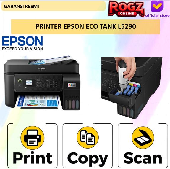 Gambar Printer Epson Eco Tank L5290 Garansi Resmi dari ROGZ Online Kota Administrasi Jakarta Pusat Tokopedia