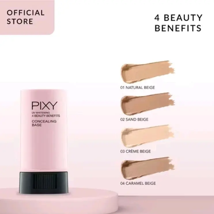 PIXY Concealing Base Bandid Gratis Pixy UV Sunscreen Primer/ Concealer/ Foundation/ Wajah/ Aging/ Menyamarkan Noda/ Wajah/ Kering 2