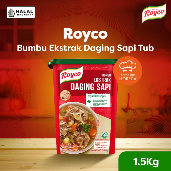 Gambar Royco Bumbu Ekstrak Daging Sapi 1.5Kg dari Unilever Food Solutions Kota Tangerang Selatan Tokopedia