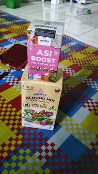 Product Review of MOMSY BUY 1 GET 1, ASI Booster 60 Kapsul X ALMOND MIX VANILLA 6 Sachet from u**h 1