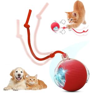 Pelota interactiva inteligente para gatos, Juguete eléctrico giratorio para mascotas, Diseño duradero y resistente a mordidas, Regalo perfecto para gatos