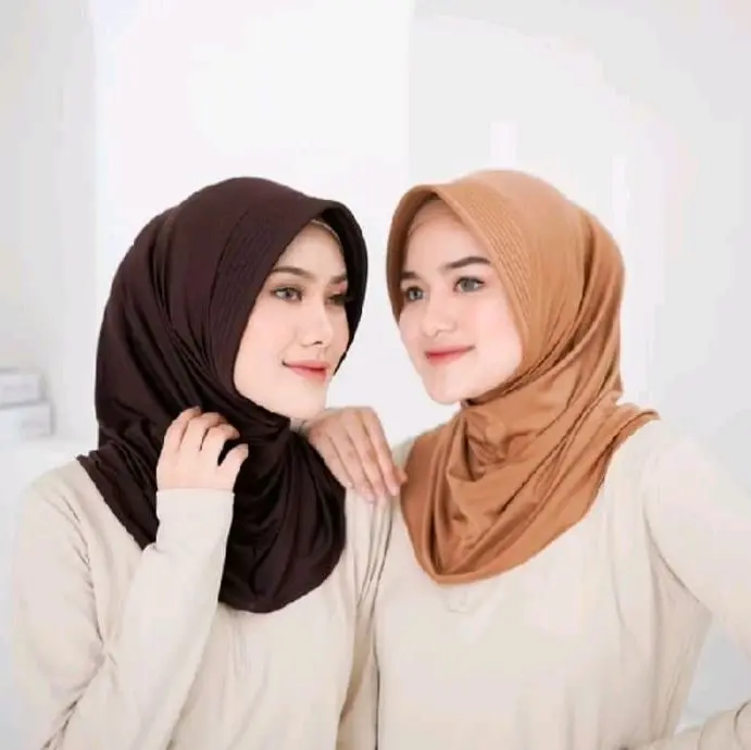 Hijab Wanita Instan Bergo Sport Muslim Nyaman