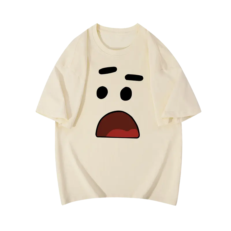 Fatcat - Tshirt SAD FACE BAHAN COTTON COMBED 24S Baju Pria Kaos Nyaman  High Katun Dewasa Lembut Distro Dark Grey Atasan Soft 3