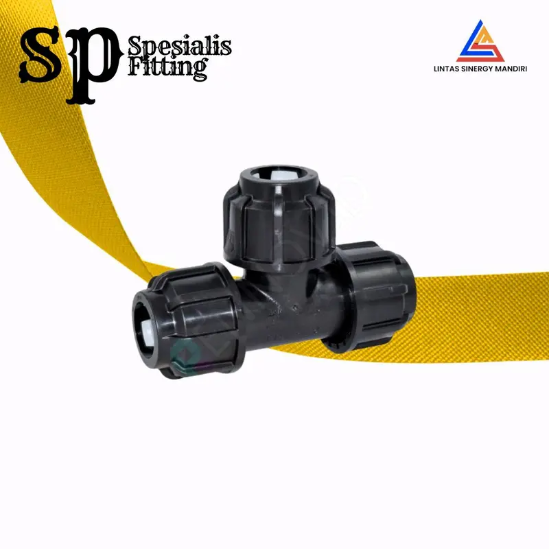Fitting HDPE Compression Equal Tee 0
