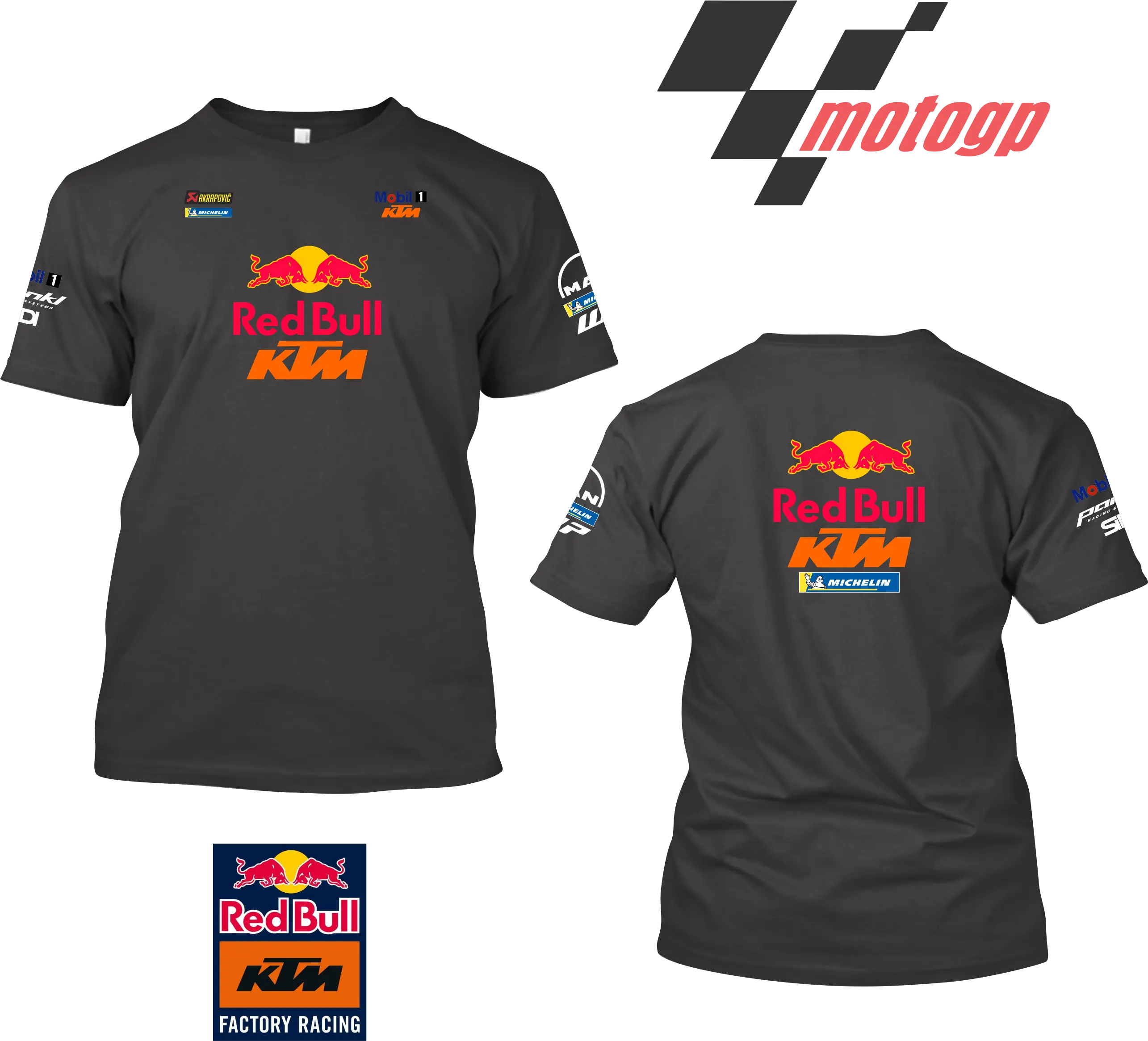 Kaos Team MOTOGP  LIVERY 2025 Team KTM Factory Racing  • Bahan Kain Cotton Combed 24S
