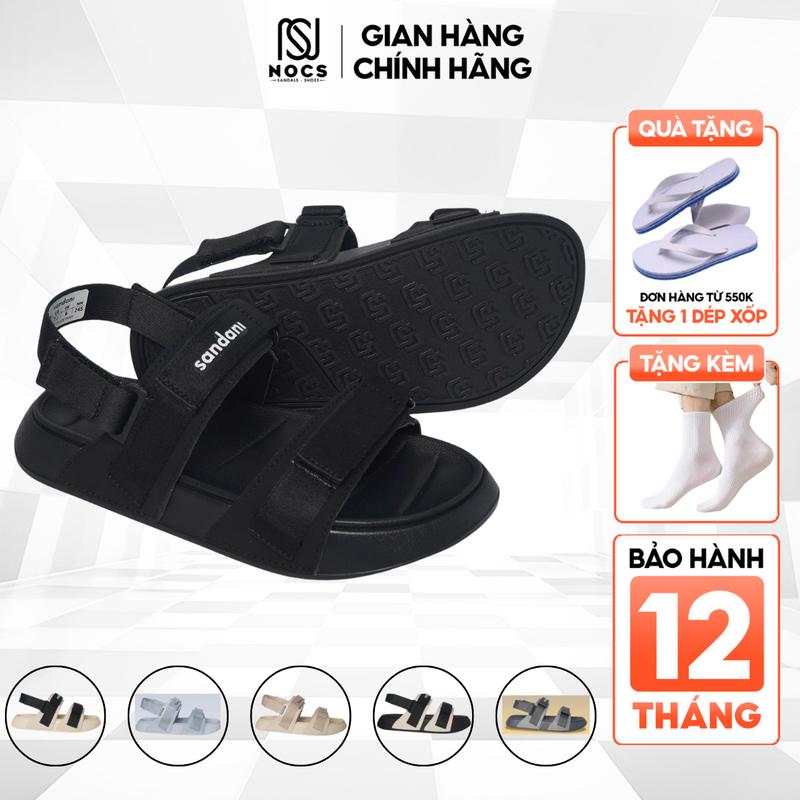 Dép Quai Hậu Nữ SANDANI S5 NOC Sandal 2 Quai Ngang Giày Nữ Màu Đen Đế Phylon Êm Bền Dễ Thương