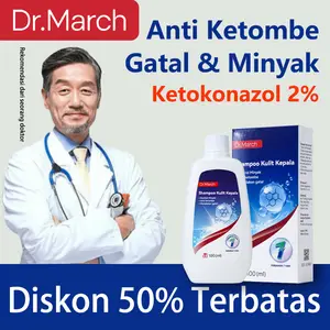 2% Piroctone Olamine Shampoo 100ml - Tipe Segar & Menyegarkan, Mengatasi Ketombe, Menenangkan Kulit Kepala, Mengontrol Minyak, Memperbaiki Penghalang Kulit, untuk Kulit Kepala Sensitif