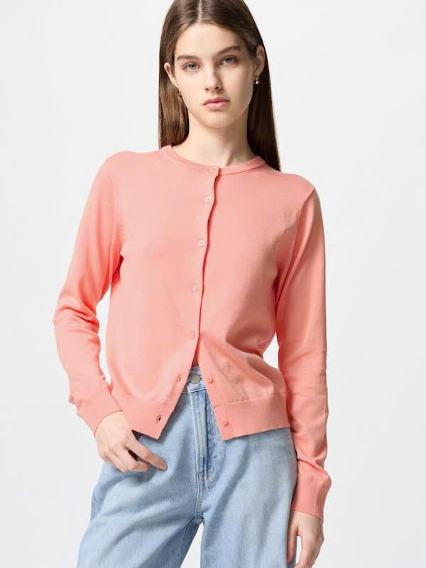 Áo len cardigan cổ tròn chống tia UV Uni Japan, dành cho nữ - Top Women