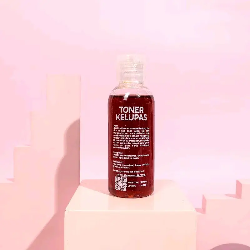 TONER KELUPAS 60 ML/ TONER AHA/ TONER FLEK BEKAS JERAWAT/ TONER MENCERAHKAN/TONER BPOM 5