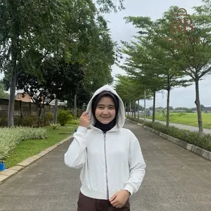 Random.Buy - Hoodie Zipper Crop Wanita [ALL SIZE]