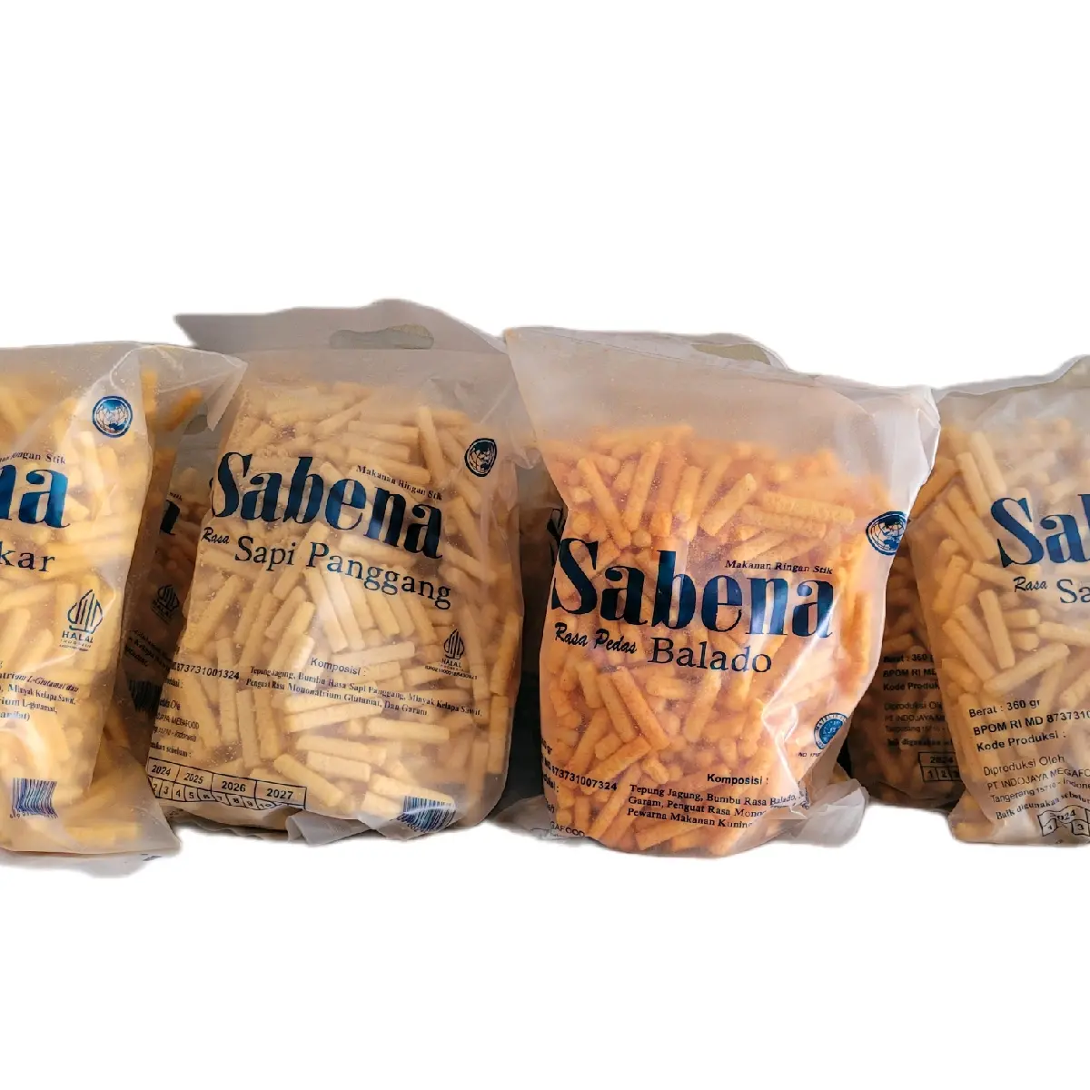 Sabena Makanan Ringan Stik 360 gram - Camilan Enak dan Praktis - Food Cemilan Snack