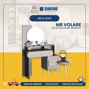 NEO - MEJA RIAS SIANTANO VOLARE MEJA RIAS LED MINIMALIS MEJA RIAS AESTHETIC MEJA RIAS LAMPU MEJA RIAS MEJA MAKE UP Termurah di Pontianak