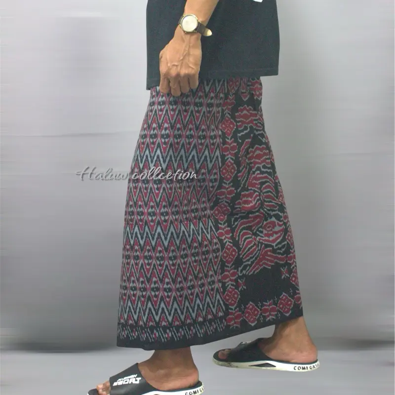 Sarung Goyor Printing Rayon Super Dewasa / Goyor Botol Nyaman Adem  Semua musim printing Sarongs Motif Muslim Bali 4
