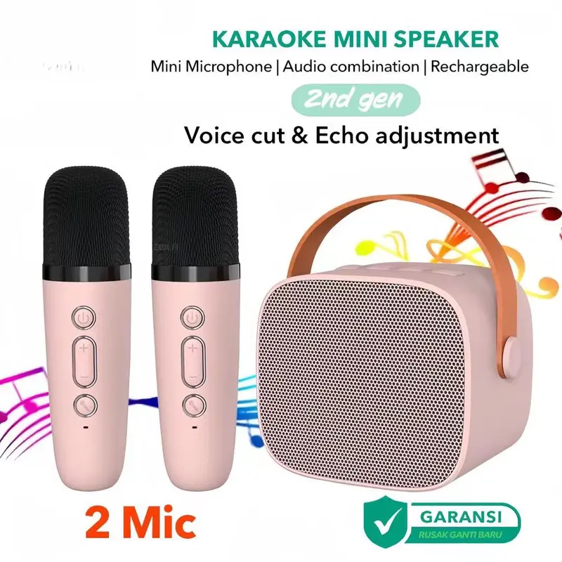 MINI KARAOKE BLUETOOTH SPEAKER【COD】K12 [SPEAKER LAMPU  + MIC ],  K1 [SPEAKER + MIC ] ,K52 [SPEAKER LAMPU 360 +MIC] 7
