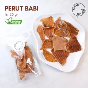 Good Boy Dehydrated Pork Stomach Lambung Perut Babi Cemilan Jerky Anjing Natural Organic