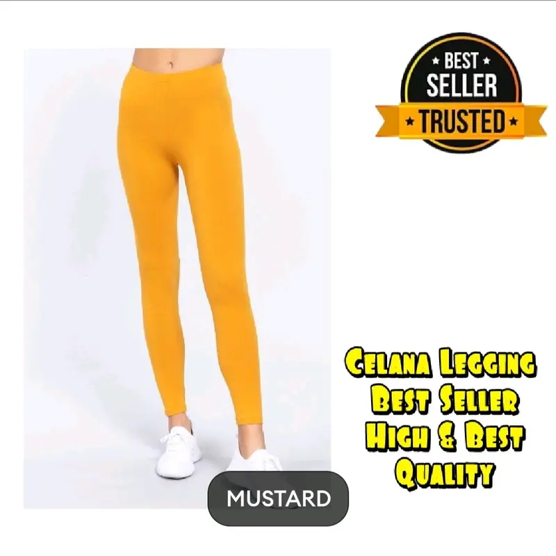 Best Seller Legging Jersey Tebal Ukuran Sampai 4L,bahan Jersey nyaman di pakai Celana Panjang 8