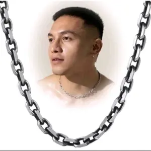 Kalung Rantai Baja Jefri Nichol Motif Terbaru yang Lagi Viral Titanium