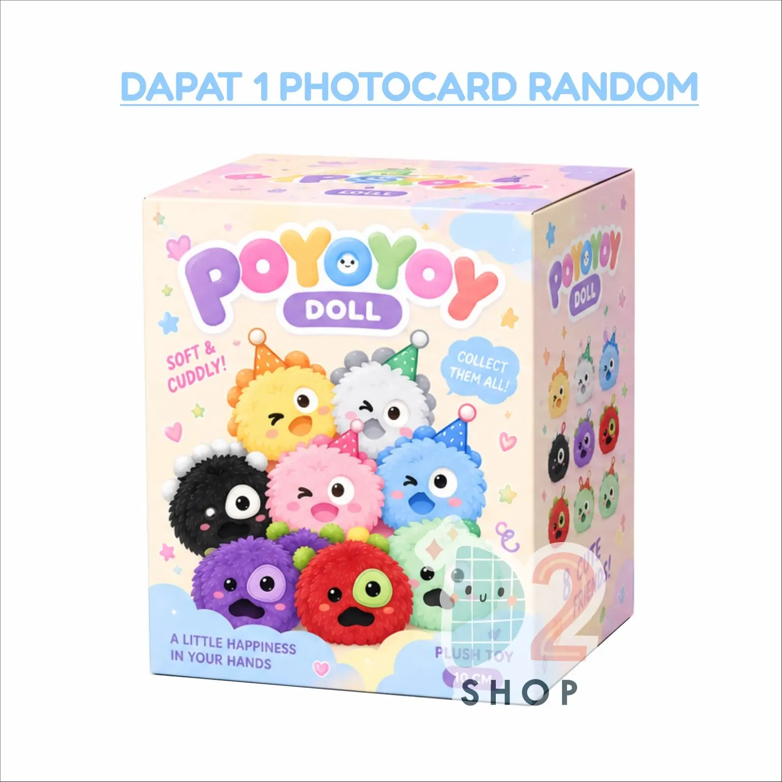Boneka Cortis Ball Poyoyoi Fanmade Keychain Keonho James Martin Juhoon Seonghyeon