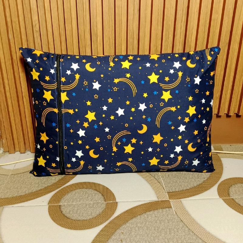 sarung bantal jumbo uk 50x70 pakai resleting katun halus 0