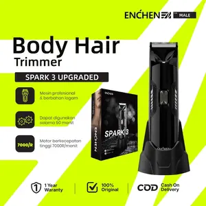 Enchen Spark 3 Body Trimmer Professional Hair Clipper Alat Cukur Rambut IPX7 WaterProof