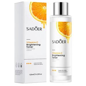 SADOER Vitamin C Toner 120ml With Aloe Vera & Pomegranate Brightening Hydration Skin Glow Repair