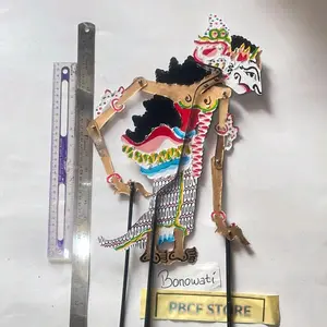 Wayang Kertas BONOWATI BEGAWAN ABIYOSO ABIYASA Bima SUCI BIMO GUBET ULO Gatutkaca Anoman Ukuran 55-70 cm Hiasan Dinding Koleksi Seni Kerajinan Tangan Bahan Kertas Duplek Tebal