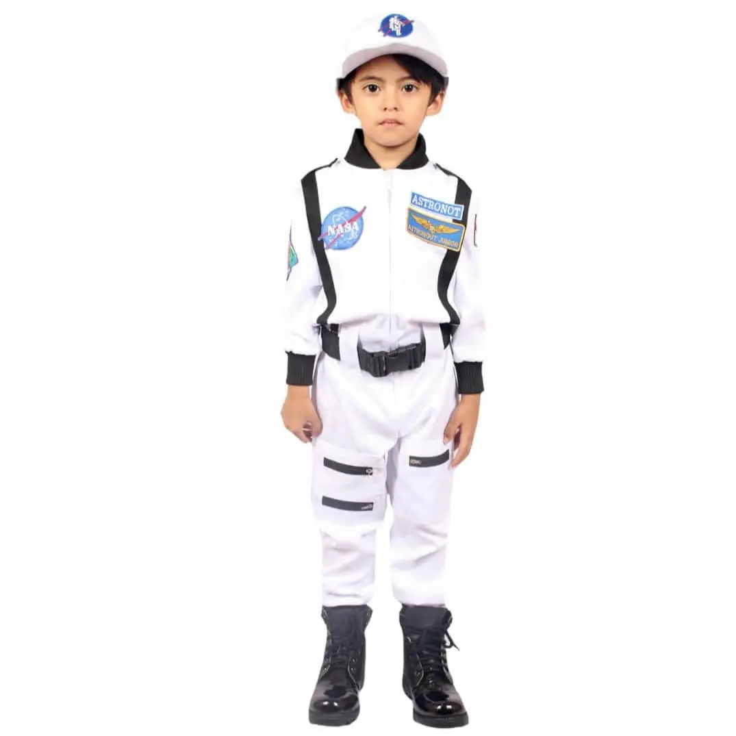 BAJU PROFESI ASTRONOT / NASA ANAK 3-8 TAHUN (UNISEKS)