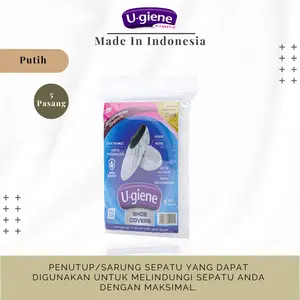 Ugiene / U-GIENE SHOE COVERS / Pelindung Sepatu & Sarung Sepatu / PUTIH - [10 Pcs Alias 5 Pasang]