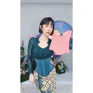 Boundlou Korset Cikor Blushies Belle double layer latex full premium latex 25tulang