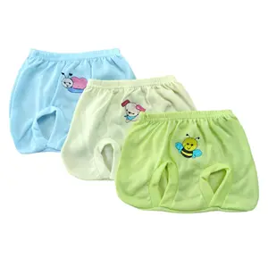 12 Pcs / 6pcs / 3pcs Lusinan 0-6 Bulan Pop Bordir Tipis Murah Warna Lengkap Newborn Merah Bunda celana bayi