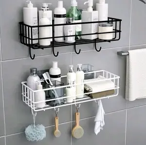 Rak sabun persegi ,rak tempel dinding serbaguna tempat penyimpanan sabun dan sampo