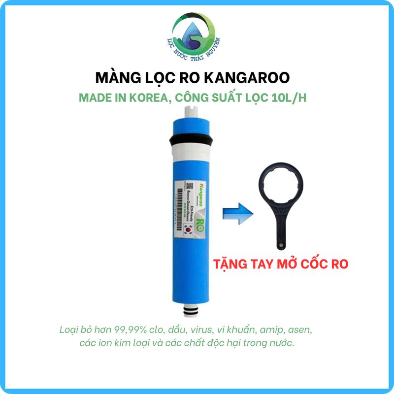 Màng Lọc RO Kangaroo - Lõi Số 4, , Lắp Cho Các Dòng Máy RO Trên Thị Trường, Tặng Tay Vặn Cốc RO