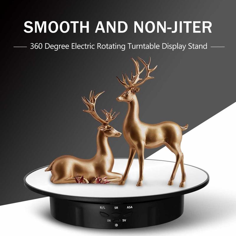 Alas Putar Display Produk Fotografi Video Mirror Rotating 360 13 20 cm 3