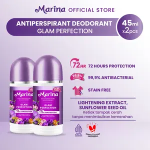 Marina Anti Perspirant Deodorant 45ml [2pcs]  - Mencerahkan ketiak dan menghilangkn bau badan