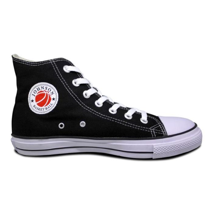 Gambar Sepatu Sneakers Johnson - Basketball Lowcut Highcut (LC / HC) Black White Kaki Outdoor Basket - LC Black White, 40 dari Johnson Indonesia Kota Bandung 5 Tokopedia