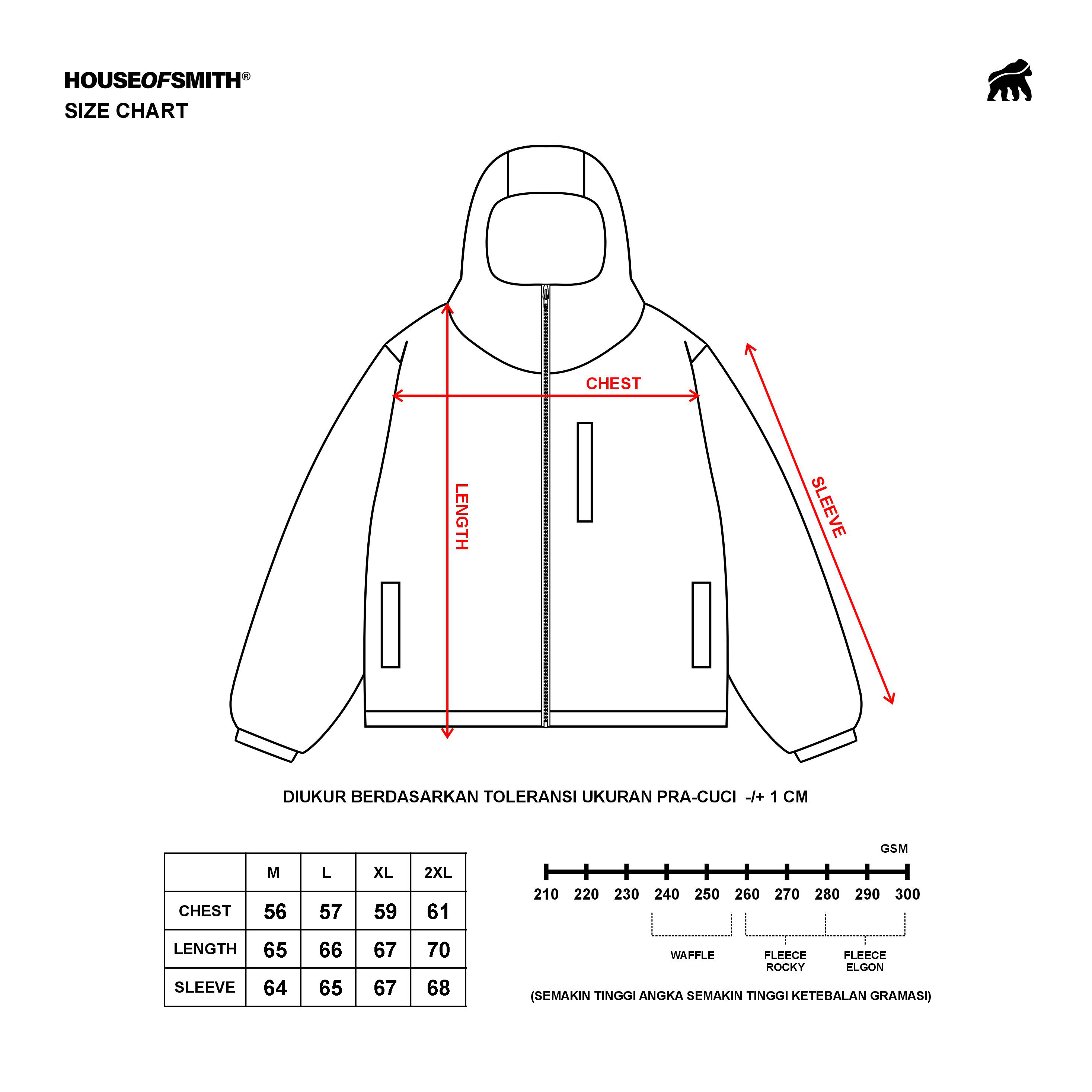 House of Smith Blockade Puffer Jacket Black - Puffer Jacket