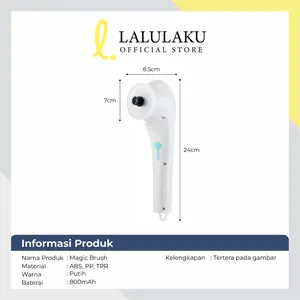 Sikat Elektrik 5 in 1 Handheld Sikat Kamar Mandi Rotasi Cerdas 360° Derajat Tidak Berisik Tahan Air Wastafel Dapur Cleaning Brush