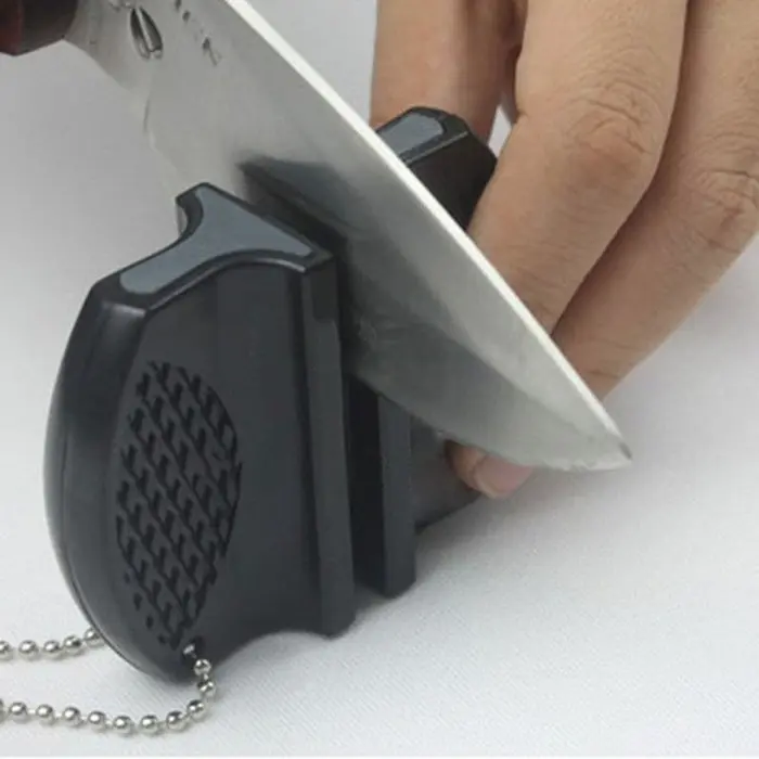 Pengasah Pisau Mini ONEUP Portable Knife Sharpener MDQ001 Asahan Tajam Stainless Steel 0
