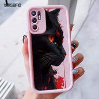Gambar YWSBFID Casing Hp untuk OPPO Reno 6 4G Case Pola Kucing hitam Kasing Anti Drop Kesing Casing Silikon Softcase Casing - Gaya1, OPPO Reno 6 4G dari YWSBFID MALL Kab. Tangerang 1 Tokopedia