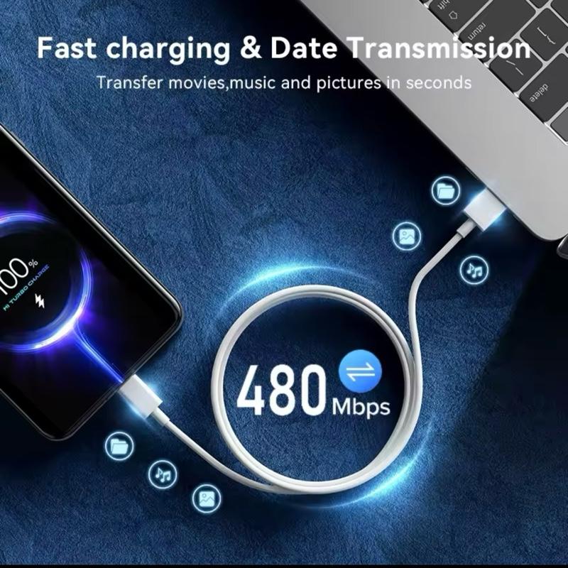 Kabel Data / Charger Fast Charging 6A Micro USB Type-C