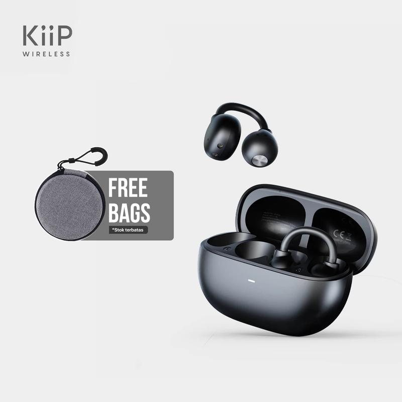 [Exclusive Katakay85] KiiP Wireless DTH12 OWS Ear Clip Earphone Bluetooth TWS AI Noise Cancellation Stereo 0
