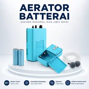 AERATOR BATERAI 1 LUBANG UNTUK MANCING DAN EMERGENCY BATRAI DC