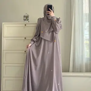 AZALIA SET Gamis Dress Syari Lebaran Elegan dengan Pilihan Ukuran dan Warna Sesuai Kebutuhan Anda